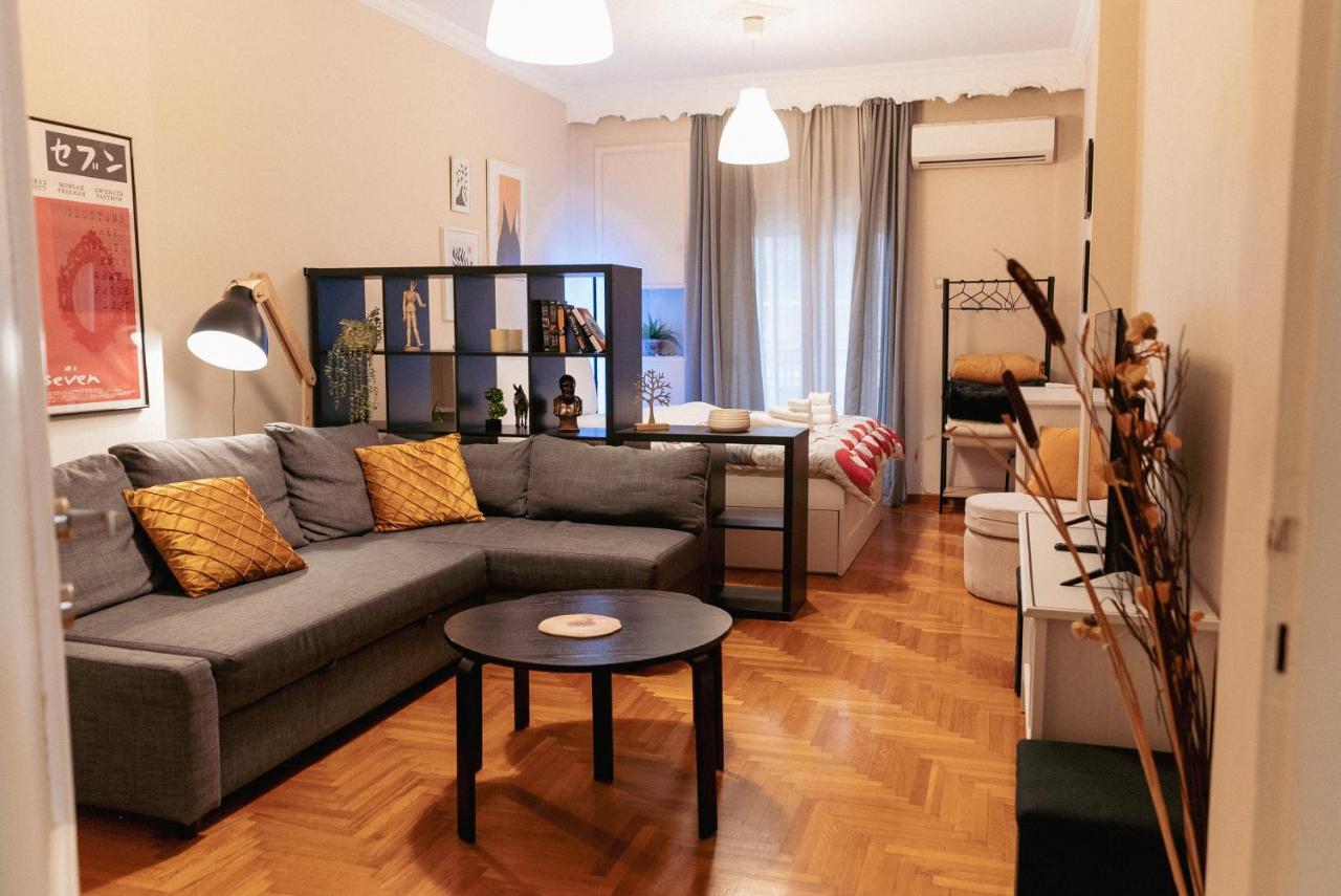 Charming 85Sqm Apartment With Panoramic City-Views Szaloniki Kültér fotó